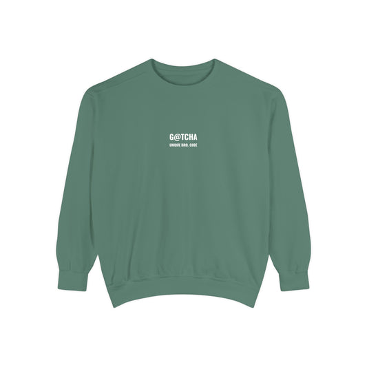 Bro Code Crewneck Sweatshirt — "Live By Your Code" Back Print in minimal print